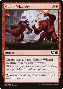 MTG ■赤/英語版■ 《ゴブリンの魔術/Goblin Wizardry》基本セット2021 M21