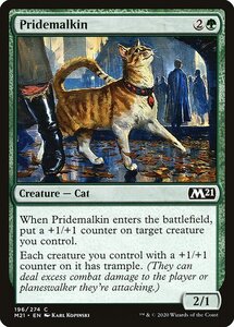 MTG ■緑/英語版■ 《誇り猫/Pridemalkin》基本セット2021 M21