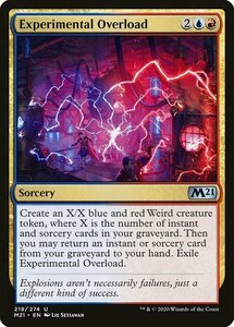 MTG ■金/英語版■ 《実験的過負荷/Experimental Overload》★FOIL★基本セット2021 M21