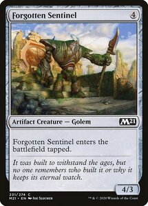 MTG ■無/英語版■ 《忘れられた歩哨/Forgotten Sentinel》基本セット2021 M21