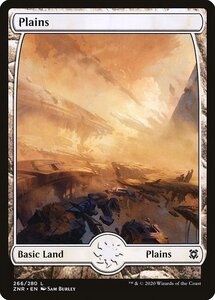 MTG ■土地/英語■ 《平地/Plains》ゼンディカーの夜明け ZNR