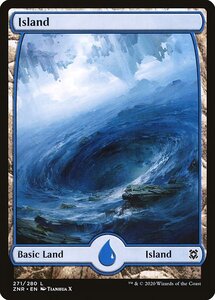 MTG ■土地/英語■ 《島/Island》ゼンディカーの夜明け ZNR