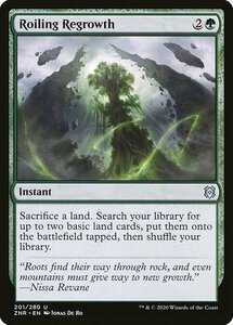 MTG ■緑/英語版■ 《乱動の再成長/Roiling Regrowth》ゼンディカーの夜明け ZNR