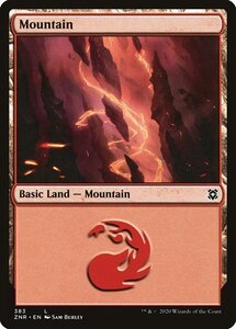 MTG ■土地/英語■ 《山/Mountain》ゼンディカーの夜明け ZNR