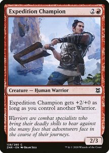 MTG ■赤/英語版■ 《探検隊の勇者/Expedition Champion》ゼンディカーの夜明け ZNR