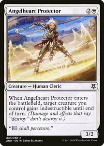 MTG ■白/英語版■ 《天使心の守護者/Angelheart Protector》ゼンディカーの夜明け ZNR