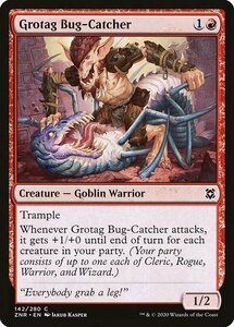 MTG ■赤/英語版■ 《グロータグの虫捕り/Grotag Bug-Catcher》ゼンディカーの夜明け ZNR