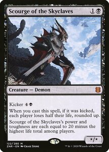 MTG ■黒/英語版■ 《スカイクレイブの災い魔/Scourge of the Skyclaves》ゼンディカーの夜明け ZNR