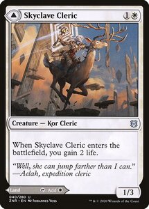 MTG ■白/英語版■ 《スカイクレイブの僧侶/Skyclave Cleric》ゼンディカーの夜明け ZNR