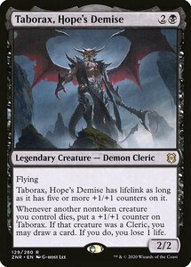 MTG ■黒/英語版■ 《希望の死、タボラックス/Taborax, Hope's Demise》ゼンディカーの夜明け ZNR