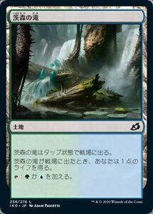 MTG ■土地/日本語版■ 《茨森の滝/Thornwood Falls》イコリア:巨獣の棲処 IKO