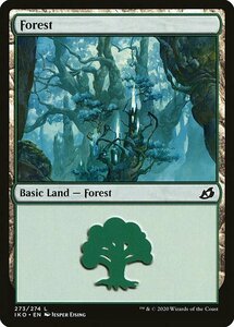 MTG ■土地/英語版■ 《森/Forest》イコリア:巨獣の棲処 IKO