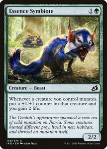 Mtg ■ Зеленая/английская версия ■ 《Essence Symbiote》 ​​Ikoria: Giant Beast Iko