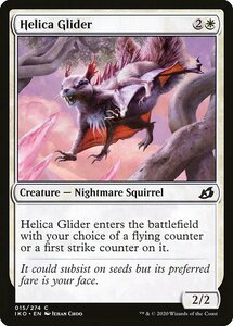 MTG ■白/英語版■ 《らせん樹の滑空獣/Helica Glider》イコリア:巨獣の棲処 IKO