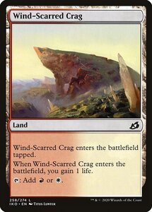 MTG ■土地/英語版■ 《風に削られた岩山/Wind-Scarred Crag》イコリア:巨獣の棲処 IKO