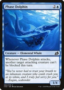 MTG ■青/英語版■ 《潜界イルカ/Phase Dolphin》イコリア:巨獣の棲処 IKO