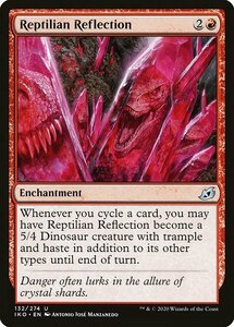 MTG ■赤/英語版■ 《爬虫類の反射/Reptilian Reflection》イコリア:巨獣の棲処 IKO