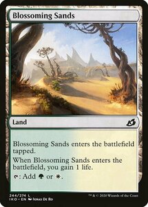 MTG ■土地/英語版■ 《花咲く砂地/Blossoming Sands》イコリア:巨獣の棲処 IKO