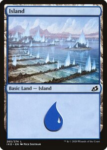 MTG ■土地/英語版■ 《島/Island》イコリア:巨獣の棲処 IKO