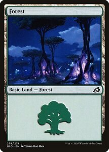 MTG ■土地/英語版■ 《森/Forest》イコリア:巨獣の棲処 IKO