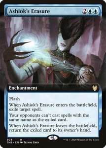 MTG ■青/英語版■ 《アショクの消去/Ashiok's Erasure》▲拡張アート▲ テーロス還魂記 THB