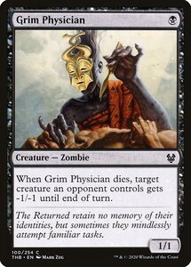 MTG ■黒/英語版■ 《残酷な医師/Grim Physician》テーロス還魂記 THB