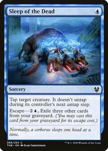 MTG ■青/英語版■ 《死者の眠り/Sleep of the Dead》★FOIL★ テーロス還魂記 THB