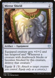 MTG ■無/英語版■ 《鏡の盾/Mirror Shield》★FOIL★ テーロス還魂記 THB