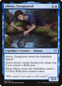 MTG ■青/英語版■ 《魅了された者、アリリオス/Alirios, Enraptured》★FOIL★ テーロス還魂記 THB