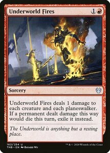 MTG ■赤/英語版■ 《死の国の火/Underworld Fires》テーロス還魂記 THB