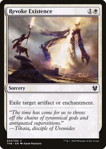 MTG ■白/英語版■ 《存在の破棄/Revoke Existence》★FOIL★ テーロス還魂記 THB