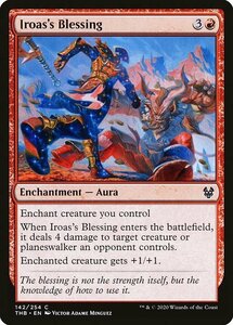 MTG ■赤/英語版■ 《イロアスの恩寵/Iroas's Blessing》★FOIL★ テーロス還魂記 THB