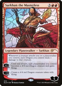 MTG ■赤/英語版■ 《主無き者、サルカン/Sarkhan the Masterless》★FOIL★ Secret Lair SLD