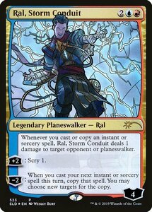 MTG ■金/英語版■ 《嵐の伝導者、ラル/Ral, Storm Conduit》★FOIL★ Secret Lair SLD