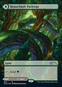 MTG ■土地/英語版■ 《枝重なる小道/Branchloft Pathway》★FOIL★Secret Lair SLD