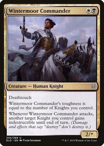 MTG ■金/英語版■ 《冬荒野の指揮官/Wintermoor Commander》★FOIL★エルドレインの王権 ELD