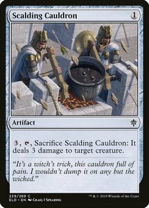 MTG ■無/英語版■ 《煮えたぎる大釜/Scalding Cauldron》★FOIL★エルドレインの王権 ELD