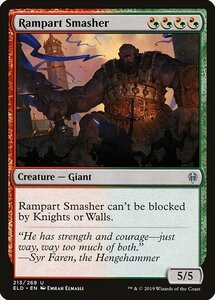 MTG ■金/英語版■ 《塁壁潰し/Rampart Smasher》★FOIL★エルドレインの王権 ELD