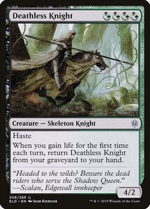 MTG ■金/英語版■ 《不死の騎士/Deathless Knight》★FOIL★エルドレインの王権 ELD