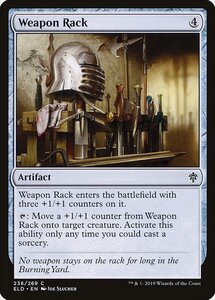 MTG ■無/英語版■ 《武器置き台/Weapon Rack》★FOIL★エルドレインの王権 ELD