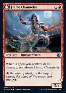 MTG ■赤/英語版■ 《炎の媒介者/Flame Channeler》★FOIL★イニストラード真夜中の狩り MID