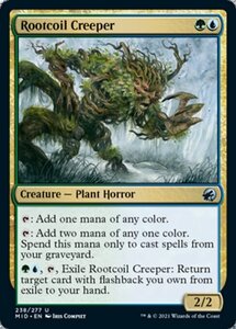 MTG ■金/英語版■ 《根のとぐろの忍び寄るもの/Rootcoil Creeper》★FOIL★イニストラード真夜中の狩り MID