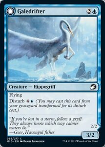 MTG ■青/英語版■ 《突風漂い/Galedrifter》★FOIL★イニストラード真夜中の狩り MID