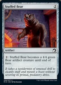 MTG ■無/英語版■ 《熊の剥製/Stuffed Bear》★FOIL★イニストラード真夜中の狩り MID