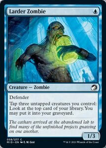 MTG ■青/英語版■ 《食糧庫のゾンビ/Larder Zombie》★FOIL★イニストラード真夜中の狩り MID