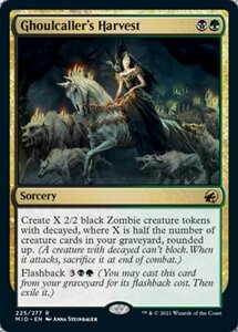 MTG ■金/英語版■ 《グール呼びの収穫/Ghoulcaller's Harvest》★FOIL★イニストラード真夜中の狩り MID