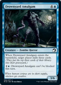 MTG ■青/英語版■ 《溺墓の融合体/Drownyard Amalgam》★FOIL★イニストラード真夜中の狩り MID