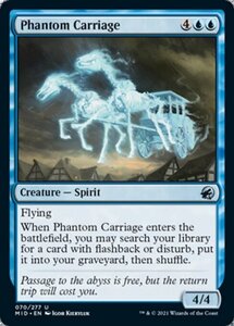 MTG ■青/英語版■ 《幻影の馬車/Phantom Carriage》★FOIL★イニストラード真夜中の狩り MID