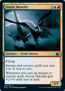 MTG ■金/英語版■ 《嵐のスクリーリクス/Storm Skreelix》★FOIL★イニストラード真夜中の狩り MID