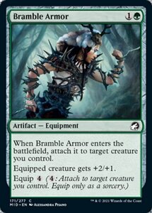 MTG ■緑/英語版■ 《棘茨の鎧/Bramble Armor》★FOIL★イニストラード真夜中の狩り MID